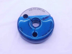 1/2 13 UNC 2A VERMONT THREAD RING GAGE .5 .50 .500 .5000 NO GO ONLY P.D. = .4435 - Picture 1 of 2
