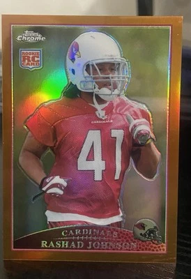 2009 Topps Chrome - Rashad Johnson #TC201 Copper Refractor /649 (RC) Cardinals - Image 1 of 2