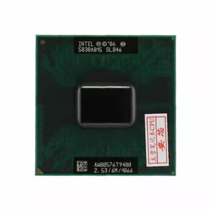 Original Intel Core 2 Duo T9400 Prozessor 2.53 GHz 1066 MHz P Sockel - Bild 1 von 3