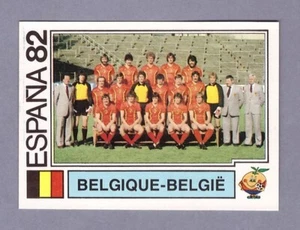 BELGIQUE TEAM Squadra Figurine Panini WC ESPANA 82 OTTIMA Sticker MINT #201 - Picture 1 of 2