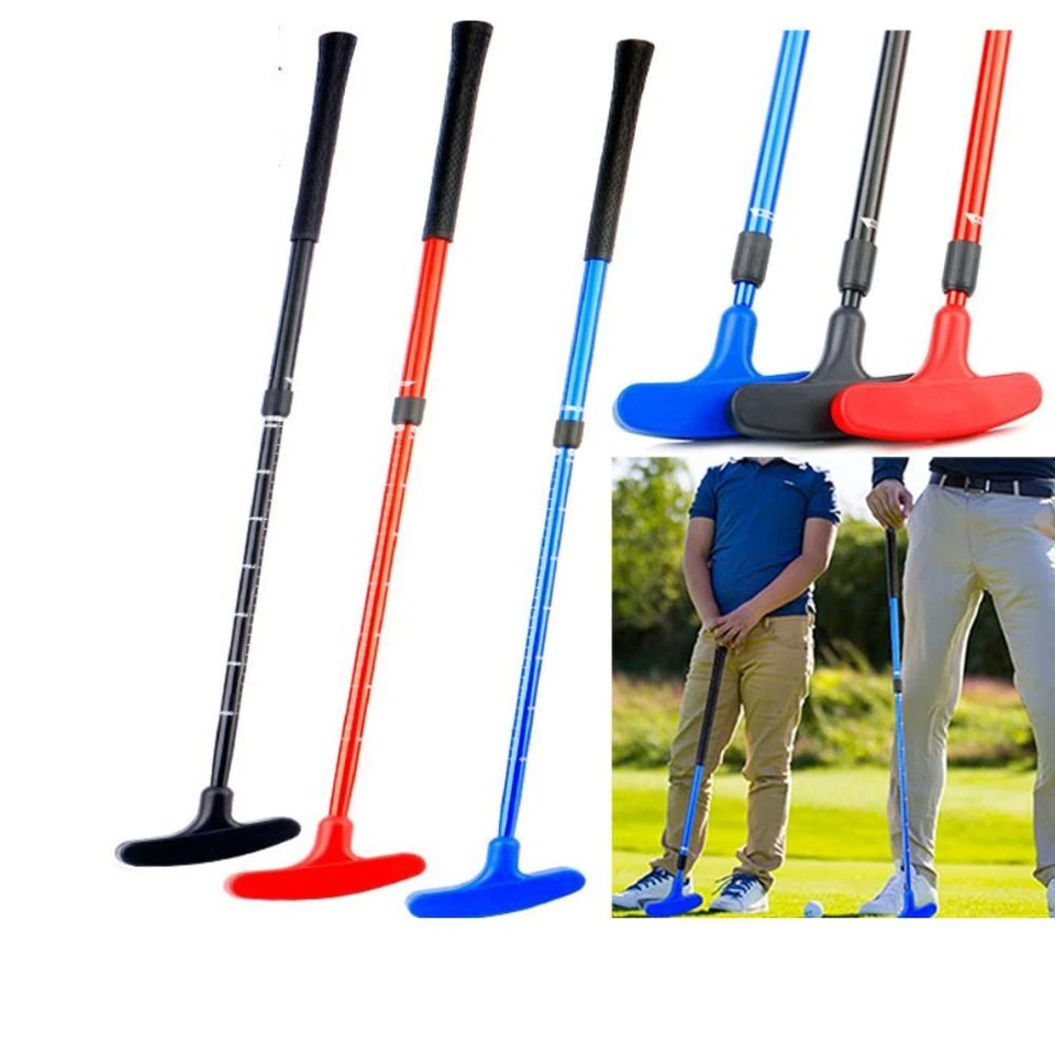 Kid Practice Golf Putter Retractable Blade Head Sturdy Shaft for Right Left - Image 1 of 4