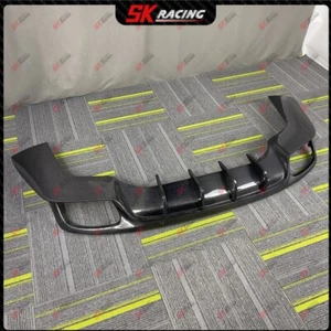 Real Carbon Fiber Rear Bumper Lip Diffuser Body kits Fits Porsche Panamera 971 - Picture 1 of 22
