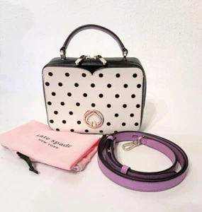 NWT KATE SPADE VANITY CABANA DOT TOP HANDLE CROSSBODY BAG - Picture 1 of 8