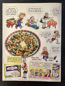 1951 Birds Eye "Better Buy Birds Eye" Comic Style Vintage Print Ad - Picture 1 of 1