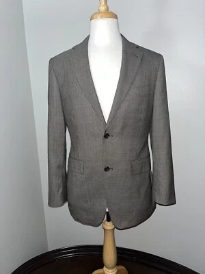 Owen Miller Saks Fifth Avenue Brown Birdseye Blazer 38R Wool  - Image 1 of 4