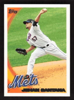 2010 Topps #573 Johan Santana New York Mets - Image 1 of 2