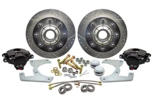1955.2-59 Chevy & GMC 3600 Truck 8 Lug Disc Brake Conversion, Deluxe Black Kit - Picture 1 of 5