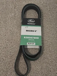 FleetRunner Heavy-Duty K080878HD Micro-V Serpentine Drive Belt. New - Picture 1 of 6