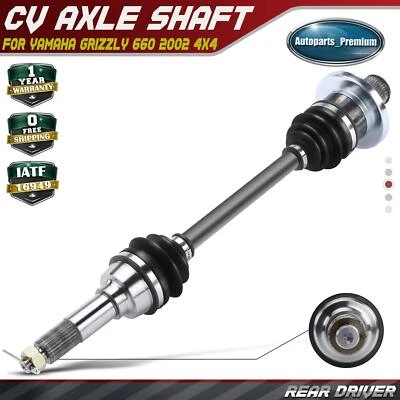 Conjunto de eje CV conductor trasero izquierdo para Yamaha Grizzly 660 2002 5KM-2530V-00-00 Foto 1 de 4