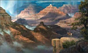 Mural de cerámica Canyon Tille Backsplash Jack Sorenson paisaje suroeste RW-JS056 - Imagen 1 de 2