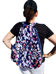 Pickleball Marketplace - Ladies Pickleball Backpack-Multi-Color "Monet Modern"  - Picture 1 of 2