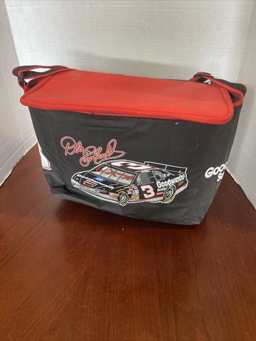 Nascar Dale Earnhardt #3 Car Soft Sided Lunch Bag Cooler With Strap Used Cover
