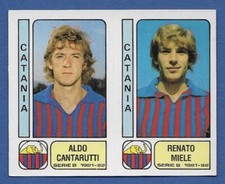 PANINI FOOTBALLERS FIGURE 1981/82 - REC/REMOVED - N.346 CANTARUTTI/.. CATANIA