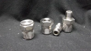 Stainless steel NPT fittings (lot of 4) - Picture 1 of 6