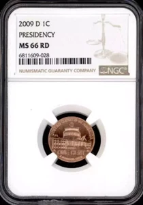 2009-D LINCOLN PRESIDENCY CENT NGC MS66RD UNC DETAILED COIN #OO - Picture 1 of 2