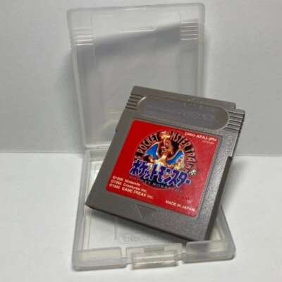 【Tested & Working】Pokemon Red (Charizard Version) Game Boy with Plastic Case - Image 1 of 4