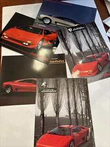 Vintage Five Lamborghini Diablo brochures with specs - Picture 1 of 2