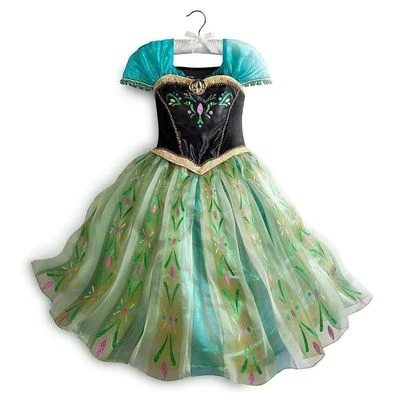 $100 NEW Disney Frozen Princess Anna DELUXE Coronation Costume 9/10 FREE SHPPING - Image 1 of 4