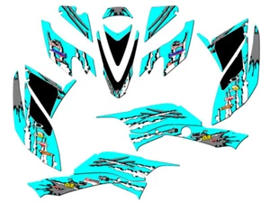 Kit de gráficos TRX 400 Shredder 2008-2012 Teal Senge compatible con Honda - Imagen 1 de 7