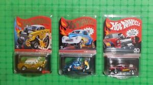 Hot Wheels - RLC Lot of 3  - with Dirty Blonde '55 Chevy Bel Air & Willys Gasser