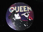Queen-Freddie Mercury-Hat-Multi-Color-Rock-Pin Badge Button-80's Vintage-Rare