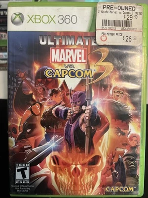 Ultimate Marvel Vs. Capcom 3 Xbox 360 No Manual Tested Working - Image 1 of 3