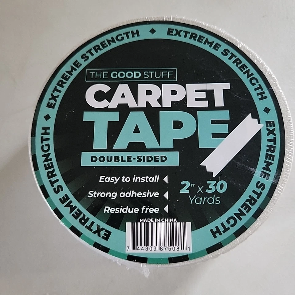 The Good Stuff Double Sided Carpet Tape, 2"×30 Yards - Image 1 of 3
