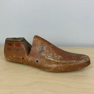 Vintage Holz Schuster Schuhform Mohawk Größe 11,0 C rechter Fuß - Bild 1 von 10
