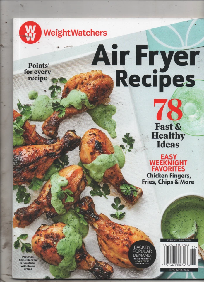 Air Fryer Recipes- Weight Watchers Magazine- BRAND NEW Foto 1 de 1