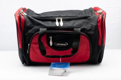 Ebonite Conquest II 2 боулинг мяч наплечная сумка красный/черный сумка151rdbk новый - Изображение 1 из 4