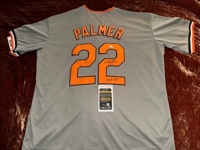 Autographed/Signed JIM PALMER HOF 1990 Baltimore White Baseball Jersey JSA COA - Image 1 of 4