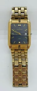 Vintage ROMANSON ADEL 23K GOLD PLATED TM8154BM Swiss Quartz Watch Working - Picture 1 of 8