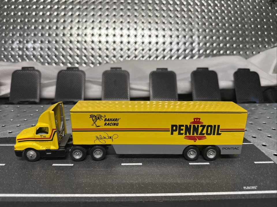 1991 WINROSS - Michael Waltrip Racing Semi Truck Pennzoil Transporter 1/64 Auto - Image 1 of 4