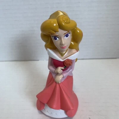 Disney Juguete de Baño Bella Durmiente Aurora Princesa Juguete Figura Rosa Foto 1 de 4