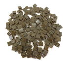 Mosaiksteine 650 g  Braun Schokoladenbraun gesprenkelt 240 Steine Basteln Mosaik