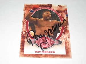 BOXING CHAMPION GOLD MEDALIST THE LEGEND RAY MERCER AUTOGRAPHED CARD COA - Picture 1 of 5