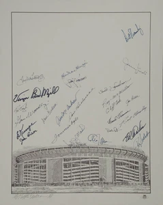 THE NEW YORK METS - LITHOGRAPH SIGNED WITH CO-SIGNERS - Picture 1 of 3