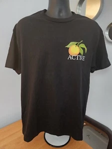 New Rare Active Ride Shop California Oranges Skateboarding T Shirt Mens Large - Picture 1 of 13