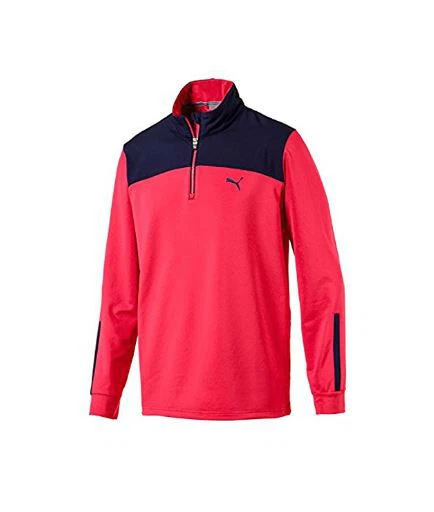 Chaqueta PUMA PWRWARM PARA HOMBRE 1/4 CREMALLERA POPOVER - 574541 Rosa Paraíso Nueva con Etiquetas Talla Mediana Foto 1 de 1