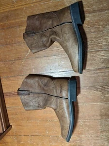 Brazos Stiefel Work Force Serie braun Leder ölbeständig Gummistiefel Herren 8,5 D - Bild 1 von 9