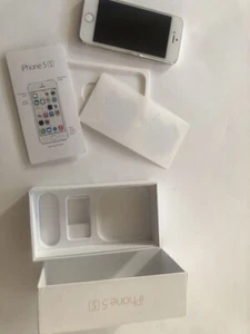 Original Apple iPhone 5s (A1533) 16GB - Silver Smartphone FOR PARTS with Box - Picture 1 of 8