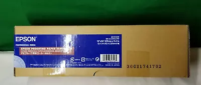 New Open Box EPSON Standard Proofing Paper  Semimatte S041668 13"x50"  - Image 1 of 4