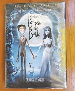 Tim Burtons Corpse Bride DVD Johnny Depp NEW / SEALED Halloween Movies Burton - Imagen 1 de 3