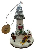 Danbury Mint Lighthouse Christmas Boston Light Little Brewster MA