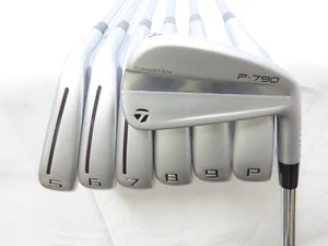 Used TaylorMade P-790 Iron Set 4-PW DG Tour Issue S400 Stiff Flex Steel P790 - Picture 1 of 8