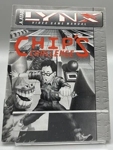 Chip's Challenge (Atari Lynx, 1989) Manual Only - Picture 1 of 2