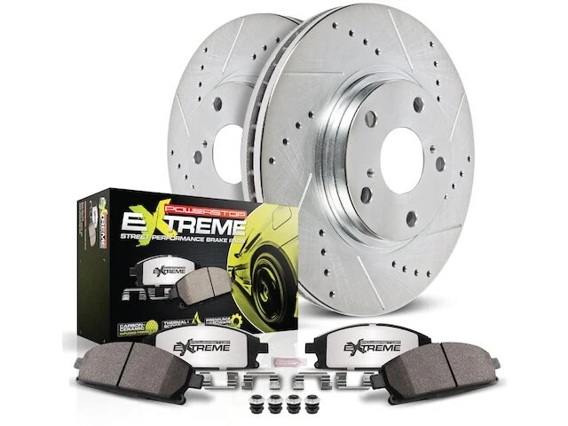 Rear Brake Pad and Rotor Kit For 2015-2023 Ford Mustang 2016 2017 2018 RG581WR — 第 1/1 张图片