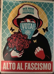 Vota! Alto Al Fascismo Shepard Fairey & Ernesto Yerena 1st Edition Signed #/450 - Picture 1 of 4