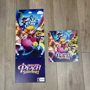 Princess Peach showtime 21” Nintendo Switch translite & ~ 8 X 9” For kiosk - Picture 1 of 12