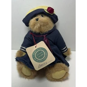 Boyd's Bears 8" Plush Bailey Navy Sailor Dress Hat Collectible Jointed - Picture 1 of 5